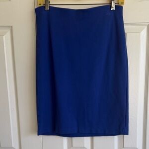 Philosophy Royal Blue Pencil Skirt